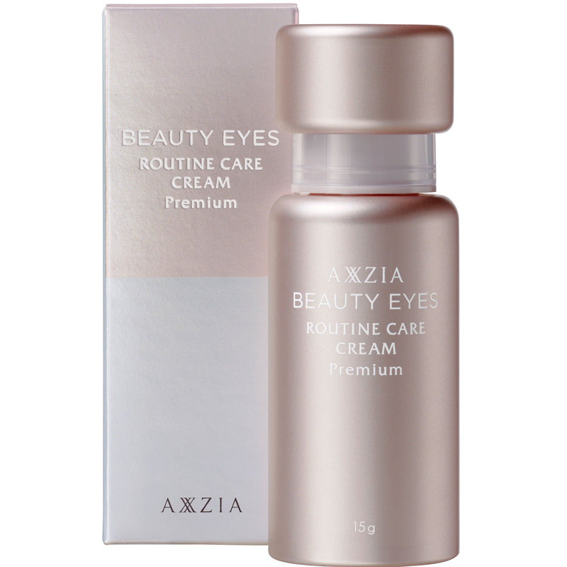 AXXZIA Beauty Eyes Routine Care Cream Premium Moisturizing 15g Japan