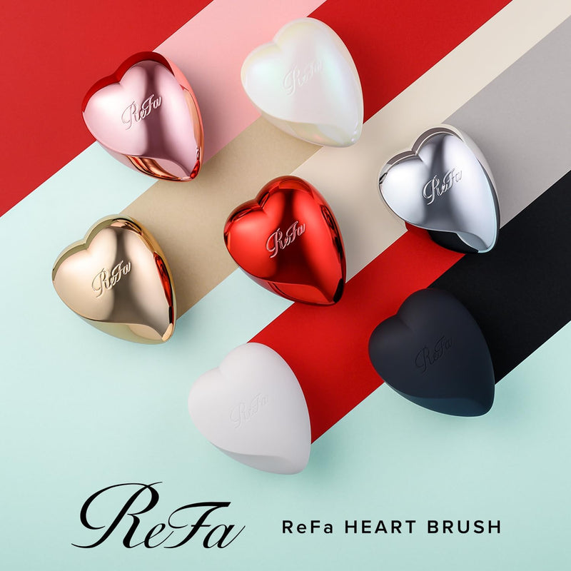 ReFa HEART BRUSH (Rose Gold) Premium Hair Brush by MTG Made in JAPAN -