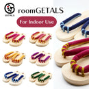 GETALS for Room Indoor Five-Toe Wooden Sandals with Color Straps – Saganoya