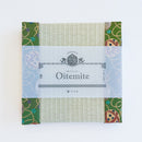 Decorative Tatami "Oitemite" Small (15 x 15 cm) with Kyoto Nishijin gold brocade woven edge JAPAN - Kurumira Shop
