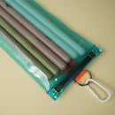 Cute Clear PVC Drum Stick Case with Carabiner Holder - Kawasaki City Store