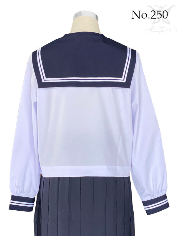 Authentic Japanese Sailor School Uniform Top 250 (Long Sleeve) - Shizuoka City
