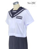Authentic Japanese Sailor School Uniform Top 250 (Short Sleeve) - Shizuoka City
