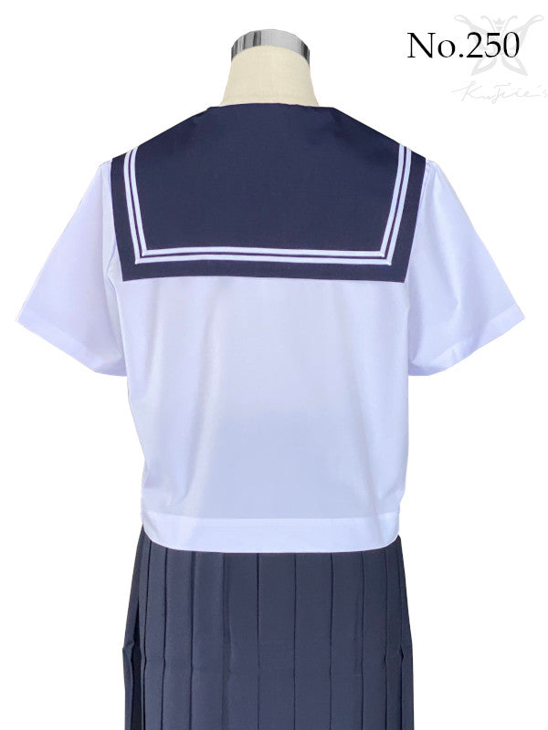 Authentic Japanese Sailor School Uniform Top 250 (Short Sleeve) - Shizuoka City