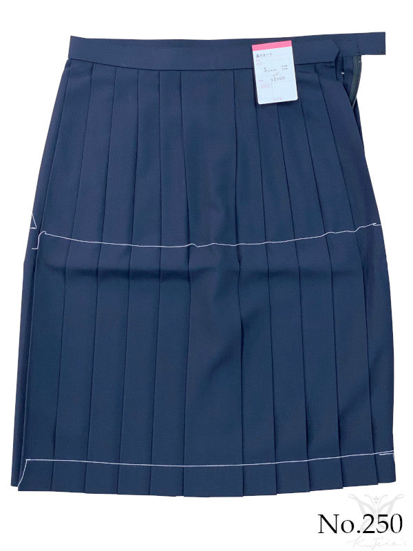 Authentic Japanese Sailor Uniform Skirt Washable Wool Blend - Shizuoka City