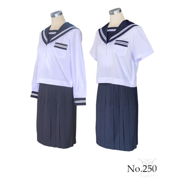 Authentic Japanese Sailor Uniform Skirt Washable Wool Blend - Shizuoka City