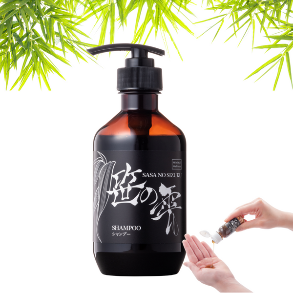 DAIWA BRI Sasa no Shizuku Shampoo 400mL - Made with Japanese Herb (Kum