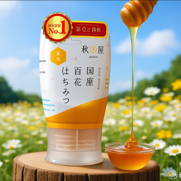 Akita-Ya Hyakka Honey Pure Japanese Honey 300g - Tokyo Sakura Mall Akita-Ya Hyakka Honey Pure Japanese Honey 300g - Tokyo Sakura Mall