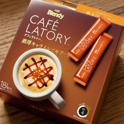 AGF Blendy Cafe Ratory Thick Caramel Macchiato 18 Bottles x 3 Boxes  Made in JAPAN - Tokyo Sakura Mall