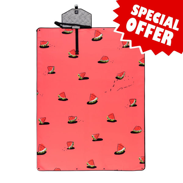 Mood Rug Watermelon “Ants and Watermelon” Fun Summer Mat - Spoon&Sugar