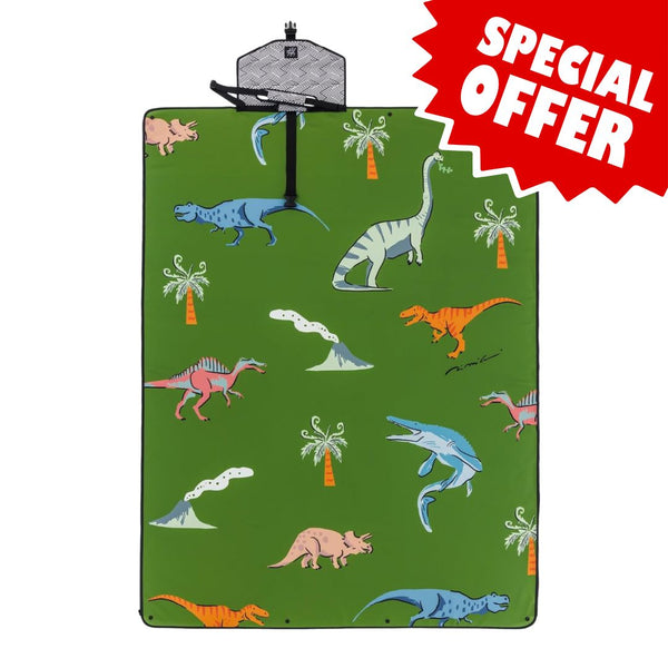 Mood Rug Dinos “Dinosaurs and Fukui” Playful Heritage Mat - Spoon&Sugar