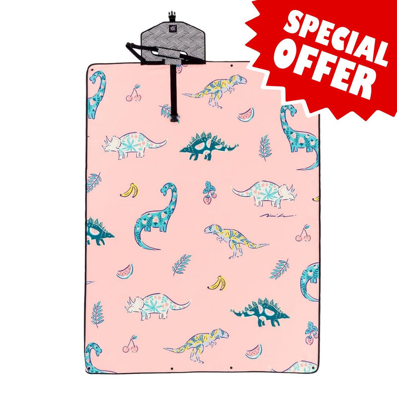 Mood Rug Fruity Dinos “Dinosaurs and Fruits” Fun Local Design - Spoon&Sugar