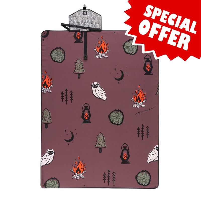 Mood Rug Forest “Forest and Owls” Tranquil Outdoor Mat - Spoon&Sugar