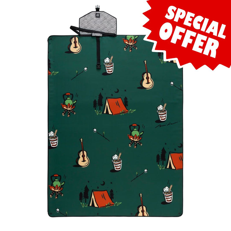 Mood Rug Solo-Camp “Me and Ramen” Cozy Outdoor Mat - Spoon&Sugar