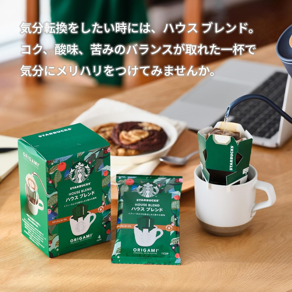 Starbucks Japan Exclusive Origami Drip Coffee House Blend 4 Bags × 6 B