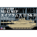 US Army M1A2 Abrams TUSK II 1/144 Scale Model Kit Set of 2 - Kawasaki City Store