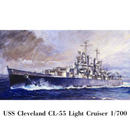 USS Cleveland CL-55 Light Cruiser 1/700 Model Kit - Kawasaki City Store