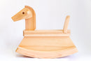 Handcrafted Wooden Rocking Horse – Made from Japanese Cedar & Hinoki Cypress - Kurumira Shop