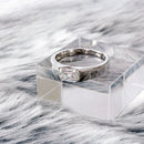 Pt950 Emerald Cut Lab Grown Diamond Bridge Ring 1ct IGI - YUUKI JEWELLERY JAPAN