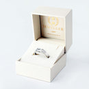 Pt950 Emerald Cut Lab Grown Diamond Bridge Ring 1ct IGI - YUUKI JEWELLERY JAPAN