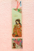 Bookmarks & Triangular Bookmarks (Murasaki Shikibu, Fujiwara no Michinaga, Abe no Seimei, Sei Shonagon, Akiko) Manga-Style Designs - Kurumira Shop