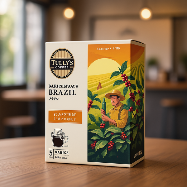 Tully's Brazil Drip Coffee 5 Bags Made in JAPAN - Tokyo Sakura Mall