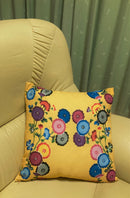 Okinawa Bingata Cushion Cover, Traditional Japanese Dyeing - Kawasaki City Store