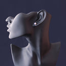 Pt950 Emerald Cut Lab Grown Diamond Stud 2ct IGI - YUUKI JEWELLERY JAPAN