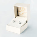 Pt950 Emerald Cut Lab Grown Diamond Stud 2ct IGI - YUUKI JEWELLERY JAPAN