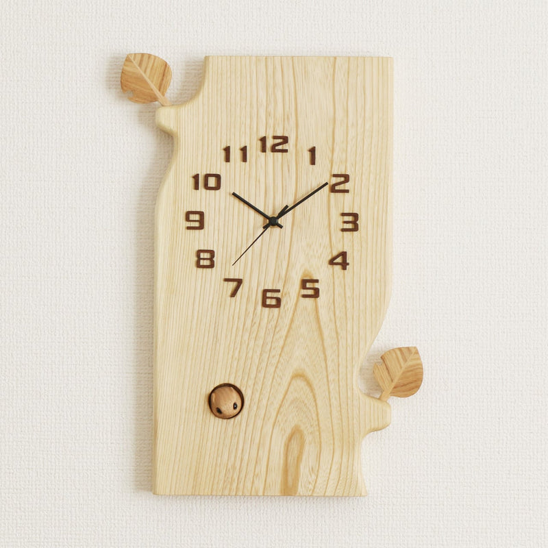 Forest Wall Clock with Adjustable Flying Squirrel Design 40cm - Suzuki