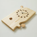 Forest Wall Clock with Adjustable Flying Squirrel Design 40cm - Suzuki Kobo