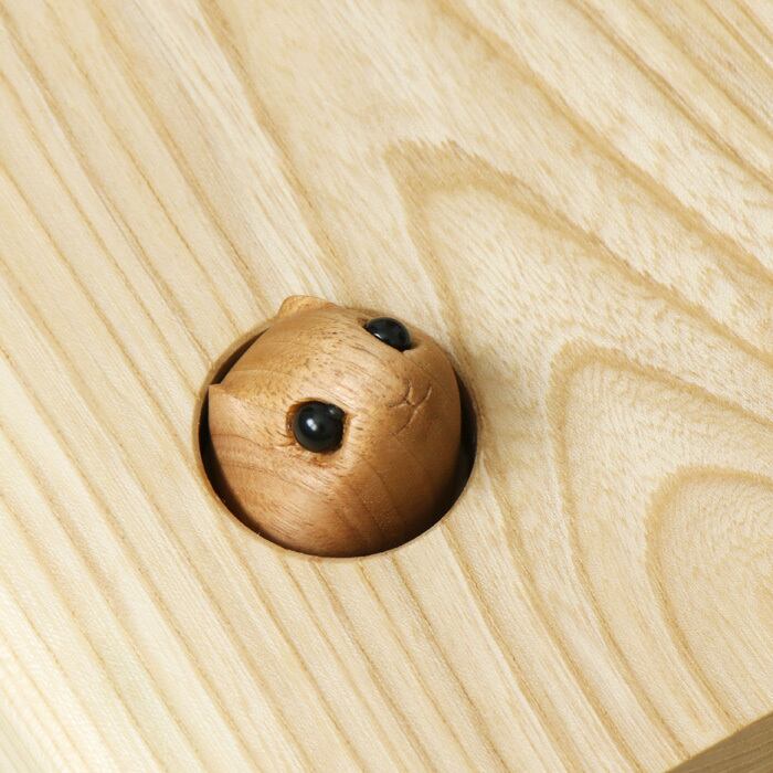 Small Forest Wall Clock with Adjustable Flying Squirrel 30cm - Suzuki