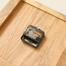 Wooden Leaf Wall Clock Minimal Natural Design 26cm - Suzuki Kobo