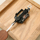 Wooden Leaf Pendulum Wall Clock Natural Design 29.5cm - Suzuki Kobo