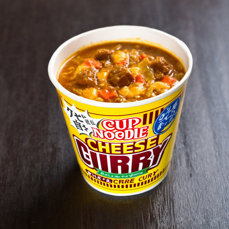 Nissin Cup Noodle European Cheese Curry & Beef Flavor 85 x 20 Made in Japan - Tokyo Sakura Mall