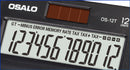 OSALO Calculator Large LCD Display 110g solar-powered - Tokyo Sakura Mall