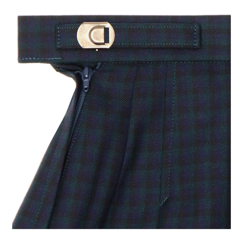 Authentic Japanese School Box Pleated Check Skirt - KANKO GROBAL
