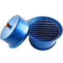 KONNO KOGYO Lightweight 387g Compact Aluminum Smoker Made in Japan - Kawasaki City Store