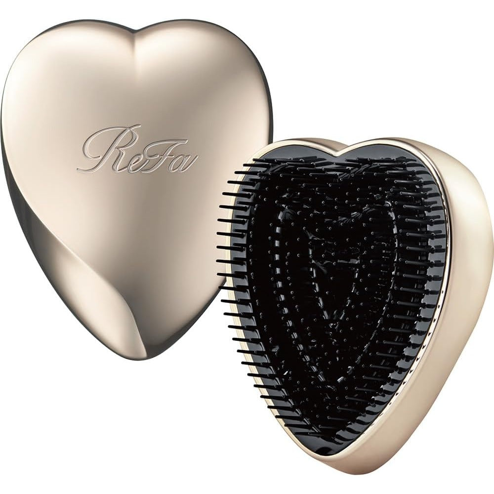 ReFa HEART BRUSH (Rose Gold) Premium Hair Brush by MTG Made in JAPAN -