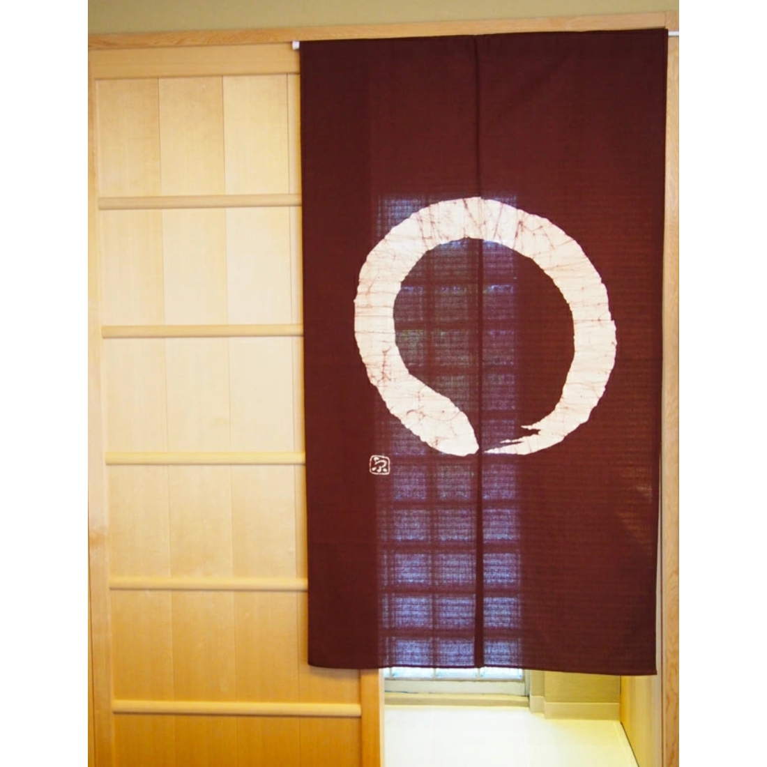 Japanese Noren Curtain Roketsuzome which is masterpiece in Kyoto Japan