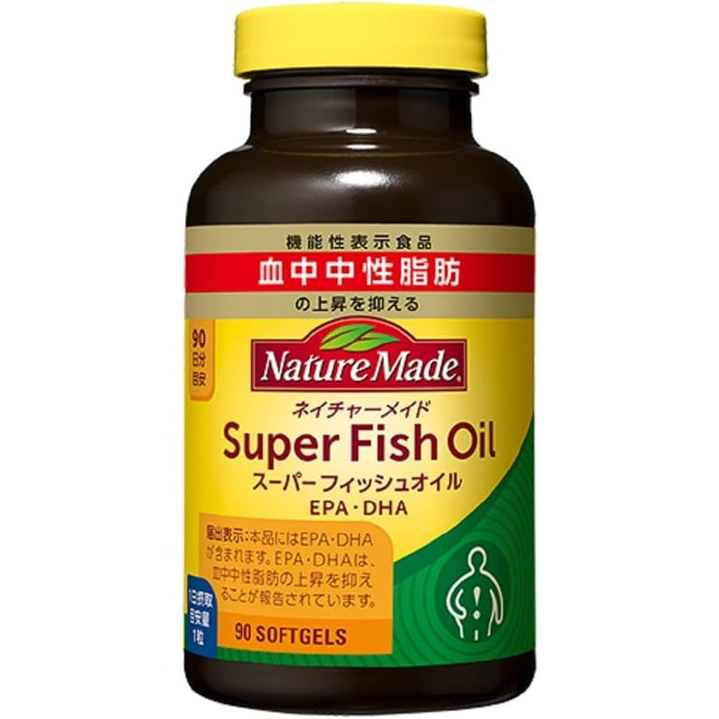 Otsuka Pharmaceutical Nature Made Super Fish Oil (EPA/DHA) 90 Tablets (90-Day Supply) - Tokyo Sakura Mall
