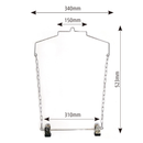 Basketball Uniform Display Case w/ UV Acrylic & Dual Hanger - Aluna-frame