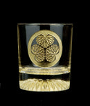 Golden Rock Glass (with Sengoku Warlord family crest) in Kanazawa, JAPAN - Kurumira Shop