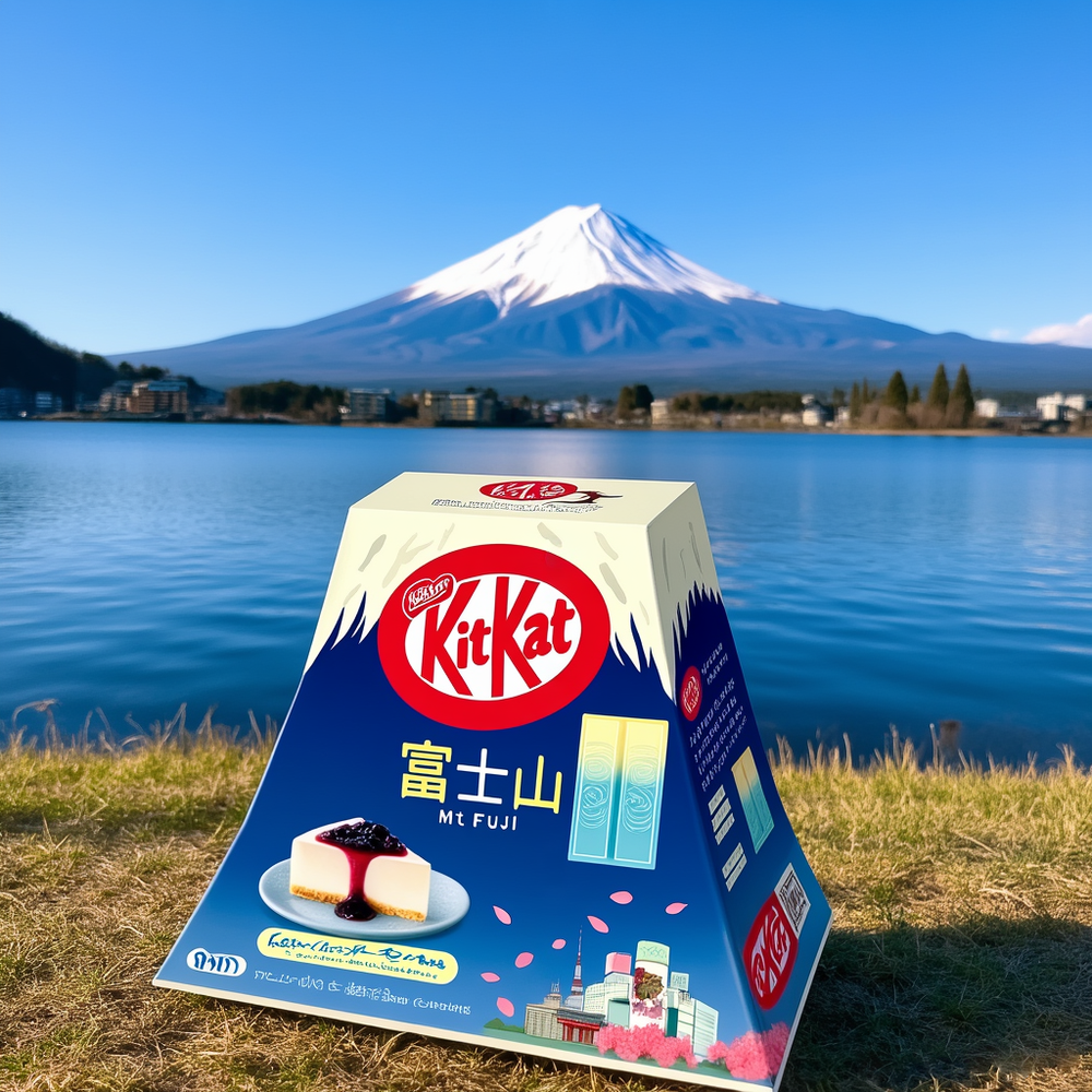 Kit Kat Mini Japanese Fuji Mt.Fuji Blueberry Cheesecake Flavor Made in