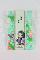 Pochibukuro (Small Decorative Envelope) with Gratitude Messages -Set of 3- (Murasaki Shikibu, Fujiwara no Michinaga, Abe no Seimei, Sei Shonagon, Akiko) Manga-Style Designs - Kurumira Shop