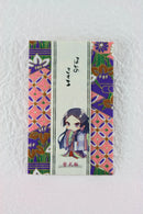 Pochibukuro (Small Decorative Envelope) with Gratitude Messages -Set of 3- (Murasaki Shikibu, Fujiwara no Michinaga, Abe no Seimei, Sei Shonagon, Akiko) Manga-Style Designs - Kurumira Shop