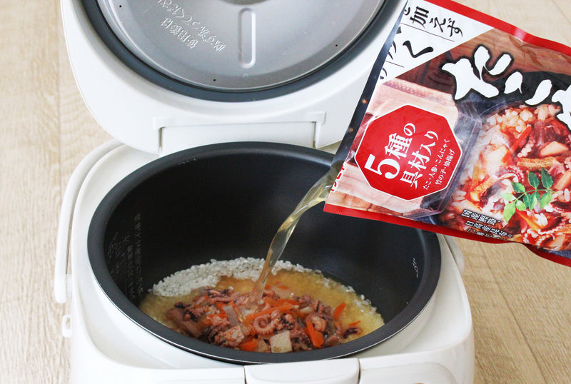 Takomeshi Rice Mix with Octopus 491g – No Water Needed - ICHIBIKI