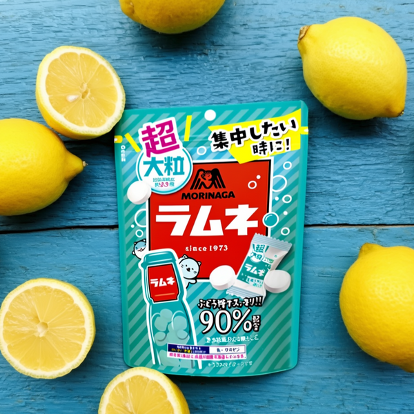Morinaga Extra Large Ramune Candy 60g x 6 Pack – Glucose-Rich Chewy Japanese Candy – Made in JAPAN - Tokyo Sakura Mall