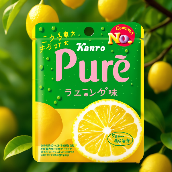 Kanro Pure Gummy Lemon Flavor 56g – Made in JAPAN - Tokyo Sakura Mall