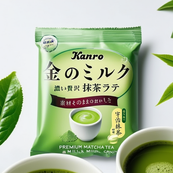 Kanro Golden Milk Matcha Latte Candy 6-Bag Set Made in JAPAN - Tokyo Sakura Mall